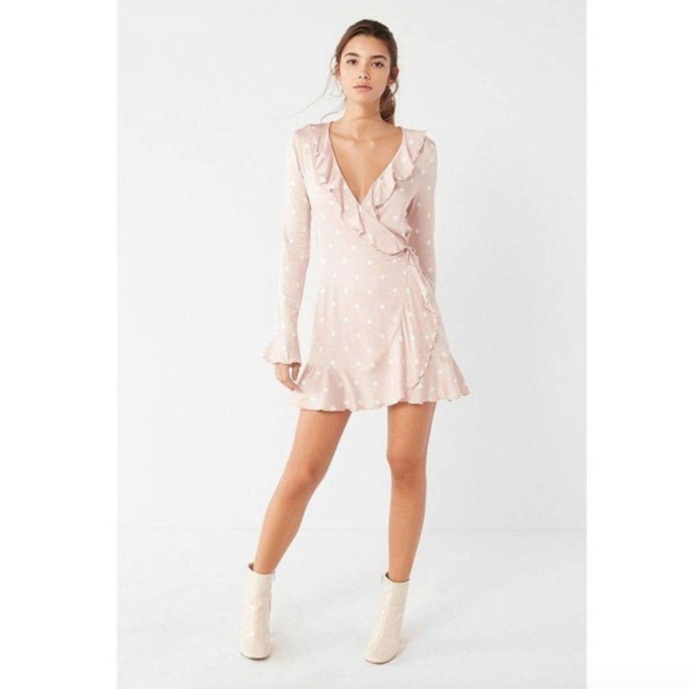 Pink Wrap Dress